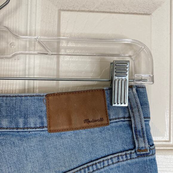 MADEWELL The High-Rise Slim Boyjean in Raebrook Wash Two Tone Stretch Size 25 - Picture 7 of 11